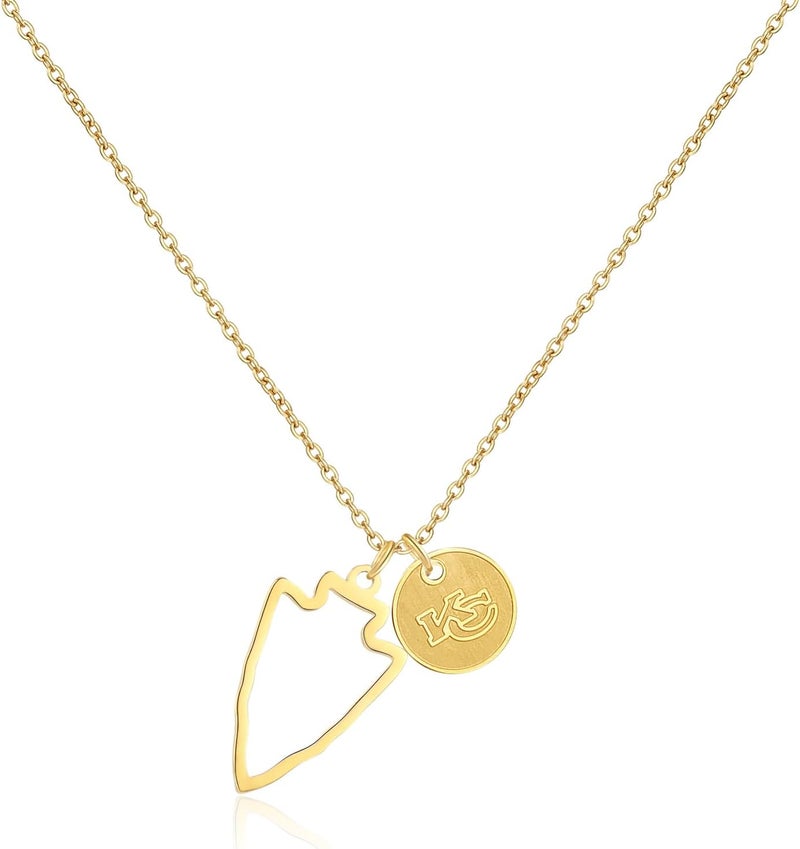 I.mani Necklace for Football Fans K&C Necklace Kansas City Inspired jewelry necklace - Image 1